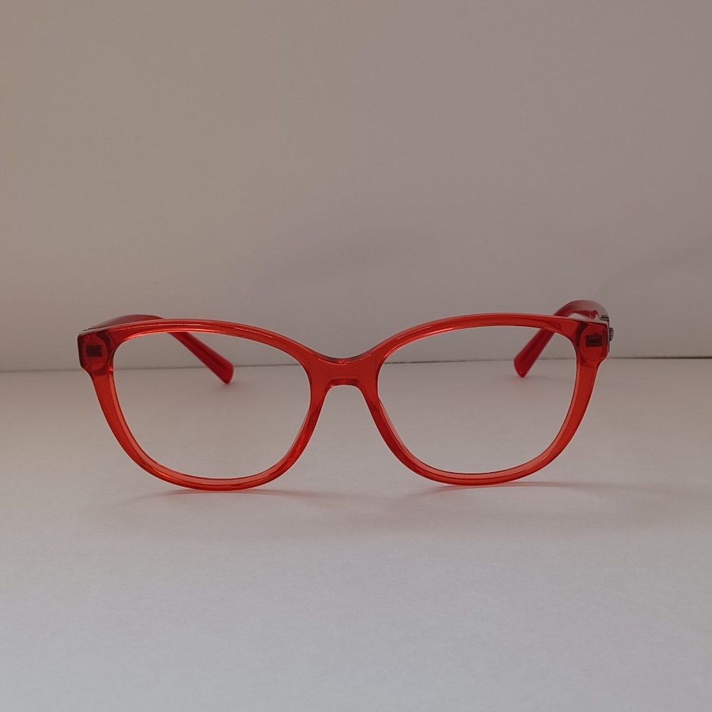 NEW VERSACE MOD. 3273 5307 RED AUTHENTIC EYEGLASSES W/CASE 54-16 - Picture 3 of 8